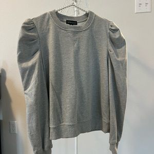 Cynthia Rowley sweatshirt ruffled sleeves, size M, cotton, like new condition